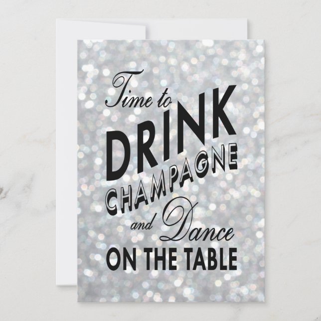 Invitation Charme Bachelorette de Hollywood (Devant)