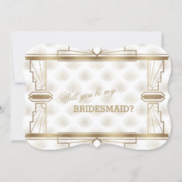 Invitation Charme Or Blanc Grand Gatsby Soyez Ma Femme D'Accu