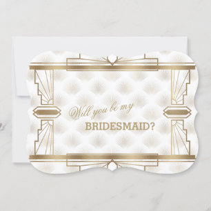 Invitation Charme Or Blanc Grand Gatsby Soyez Ma Femme D'Accu