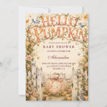 Charming Hello Pumpkin Baby Shower