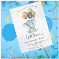 Charming Rose Blue Elephant Premier anniversaire g