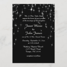 Invitation Charming Star Struck Mariage | Couleur do-it-yours