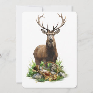 Invitation Chasse au cerf