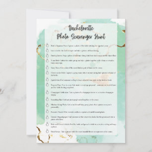 Invitation Chasse aux photos pour l'enterrement de vie de jeu