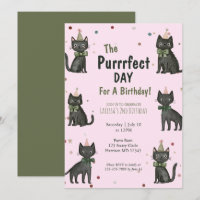 Chat noir parfait pour l'anniversaire des enfants