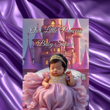 Château de Baby shower Princess Purple Gold