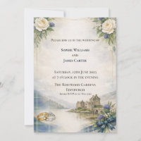 Château du chardon à la rose écossaise Mariage aqu