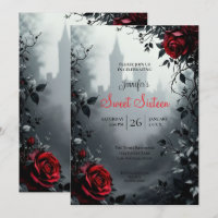 Château Floral gothique Sweet 16