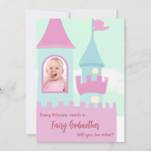 Invitation Chateau mignon Chaque princesse a besoin d'une God