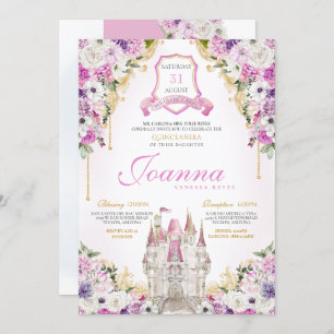 Invitation Château Royal Quinceanera