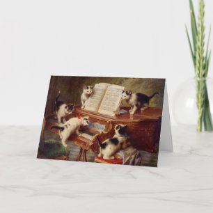 Invitation Chatons et piano