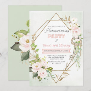Invitation Chauffage domestique personnalisé et anniversaire