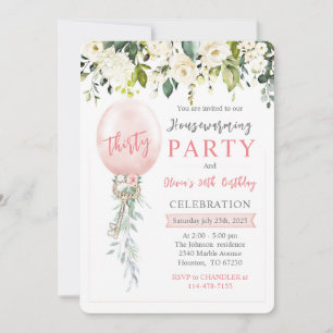 Invitation Chauffage domestique personnalisé et anniversaire