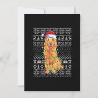 Chauffage Xmas style Père Noël Golden Retriever Ch