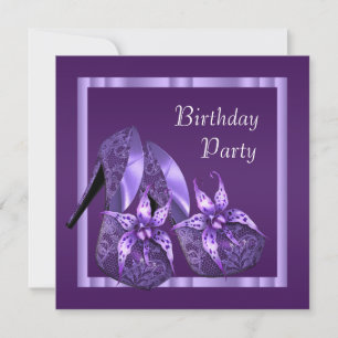 Invitation Chaussures à talons hauts Orchidée Femme Violet An