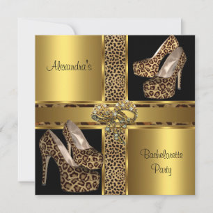 Invitation Chaussures à talons hauts pour enterrement de vie