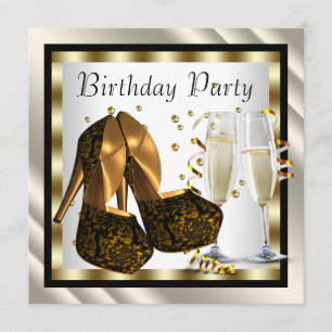 Invitation Chaussures à talons pour cocktails pour femmes Élé