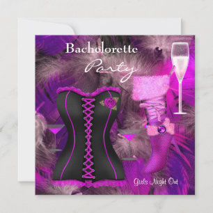 Invitation Chaussures de fête de Bachelorette Talons Hauts Bo