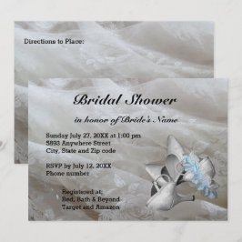 Invitation Chaussures, Garter Belt et Lace Fête des mariées I