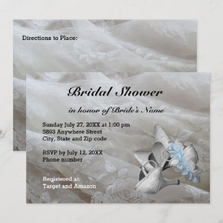 Invitation Chaussures, Garter Belt et Lace Fête des mariées I