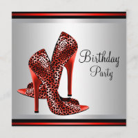 Chaussures Red High Talon Rouge Noir fête d'annive