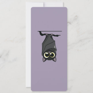 Invitation Chauve-souris mignonne suspendue