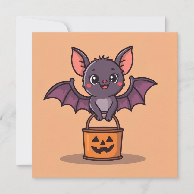 Invitation Chauve-souris pour le traitement ou la farce  (Devant)