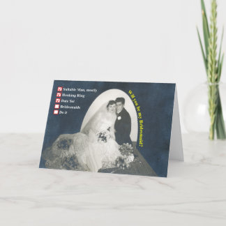 Invitation Checklist Bridesmaids !