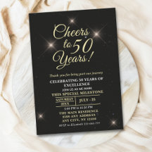 Cheer to Fifty Years - 50th Anniversary