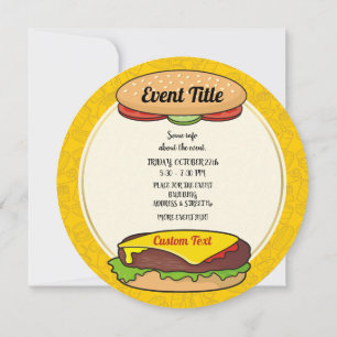 Invitation Cheeseburger