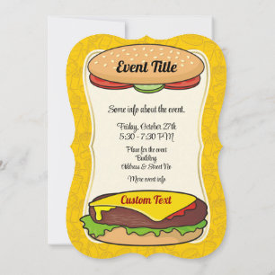 Invitation Cheeseburger