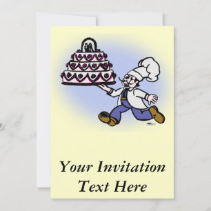 Invitation Chef de gâteau