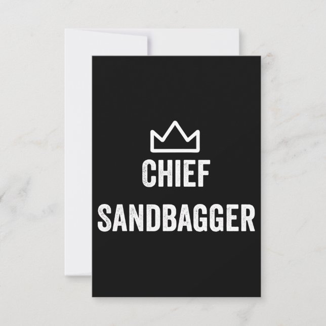 Invitation Chef Sandbagger Golf mème Bjj Chess Sandbag (Devant)