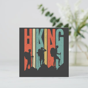 Invitation Chemise d'aventure à thème randonnée, Randonnée Vi