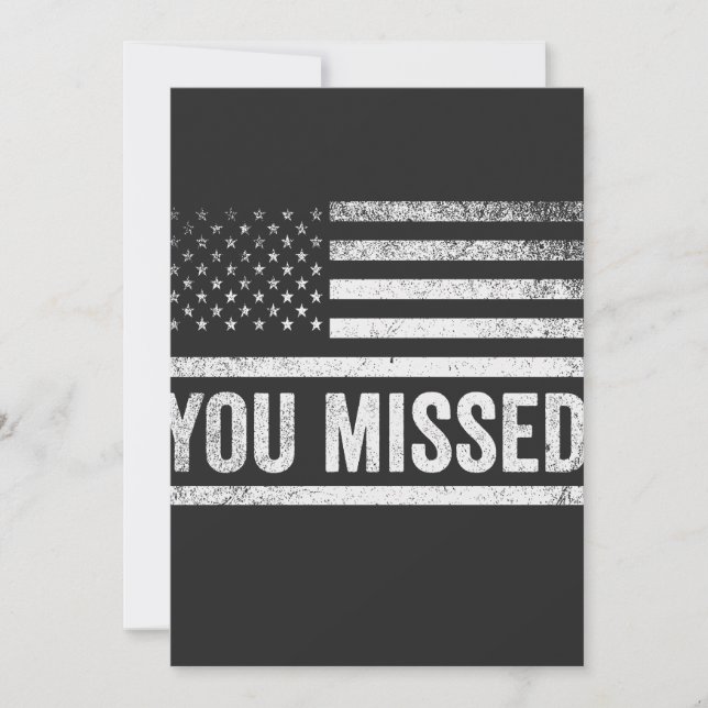 Invitation Chemise de Noël laide de Trump Vance Election (Devant)