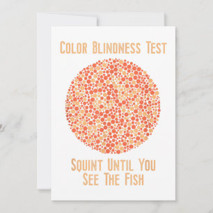 Invitation Chemise T Couleur Aveugle - Drôle test Couleur Ave
