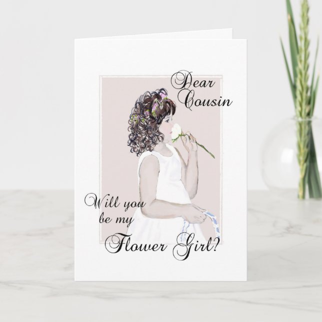 Invitation Cher Cousin..Seras-tu ma Fille aux Fleurs ? (Devant)