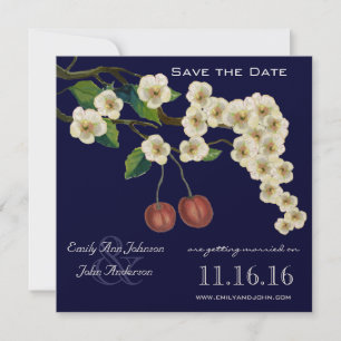 Invitation Cherry Blossoms Branch Enregistrer la date