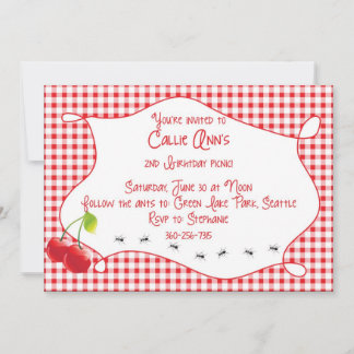 Invitation Cherry Picnic
