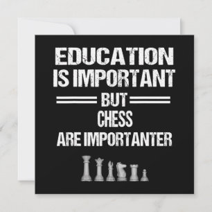 Invitation Chess Piece Éducation Humour Sarcastique Funny Chr