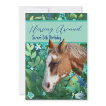 Cheval Brown Lover Autour De Fleur