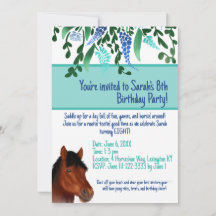 Cheval Brown Lover Autour De Fleur