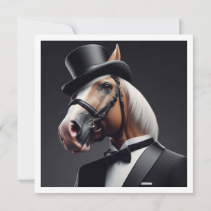 Invitation Cheval de gentillesse, fête d'anniversaire de chev