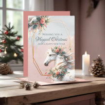 Cheval de Noël magique