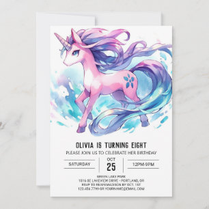 Invitation Cheval numérique de Bohême Anniversaire