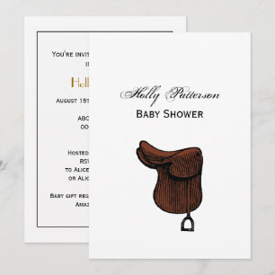 Invitation Chevaux - Preppy Equestrio couleur de selle