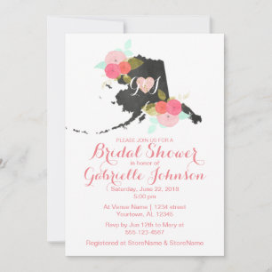 Invitation Chic Alaska State Floral