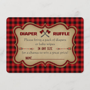Invitation Chic Chic Chasseur de bûcheron de plongeur Billet