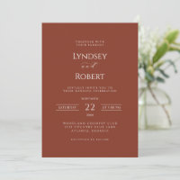Chic classique cannelle et Mariage blanc