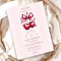 Chic Coquette cerise sur le Baby shower supérieur